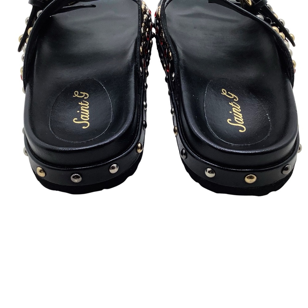 🆕{SaintG} Chloe StuddedDouble Buckle Sandal - Picture 7 of 13